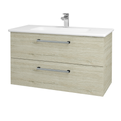 Dreja - Umývadlová skrinka GIO SZZ2 100 - D05 Oregon / Úchytka T03 / D05 Oregon (130664C)