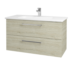 Dreja - Umývadlová skrinka GIO SZZ2 100 - D05 Oregon / Úchytka T04 / D05 Oregon (130664E)