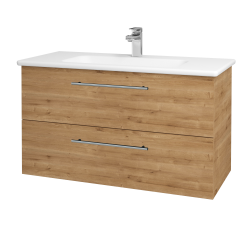 Dreja - Umývadlová skrinka GIO SZZ2 100 - D09 Arlington / Úchytka T02 / D09 Arlington (129811B)