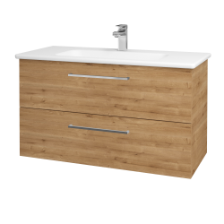 Dreja - Umývadlová skrinka GIO SZZ2 100 - D09 Arlington / Úchytka T04 / D09 Arlington (129811E)