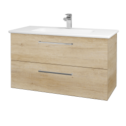 Dreja - Umývadlová skrinka GIO SZZ2 100 - D15 Nebraska / Úchytka T04 / D15 Nebraska (173760E)