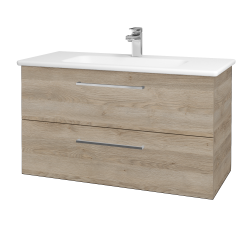 Dreja - Umývadlová skrinka GIO SZZ2 100 - D17 Colorado / Úchytka T04 / D17 Colorado (202767E)