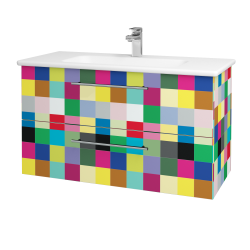 Dreja - Umývadlová skrinka GIO SZZ2 100 - IND Individual / Úchytka T02 / IND Individual (129873B)