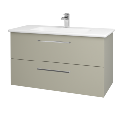 Dreja - Umývadlová skrinka GIO SZZ2 100 - M05 Béžová mat / Úchytka T04 / M05 Béžová mat (202781E)