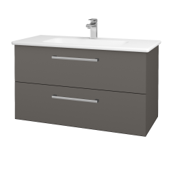 Dreja - Umývadlová skrinka GIO SZZ2 100 - N06 Lava / Úchytka T03 / N06 Lava (202880C)