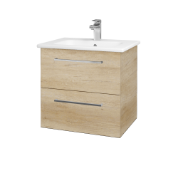 Dreja - Umývadlová skrinka GIO SZZ2 60 - D15 Nebraska / Úchytka T04 / D15 Nebraska (173722E)