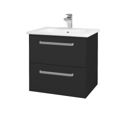 Dreja - Umývadlová skrinka GIO SZZ2 60 - N03 Graphite / Úchytka T01 / N03 Graphite (202101A)
