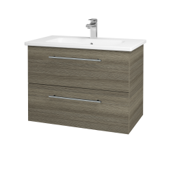 Dreja - Umývadlová skrinka GIO SZZ2 80 - D03 Cafe / Úchytka T02 / D03 Cafe (82058B)