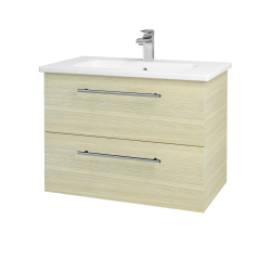Dreja - Umývadlová skrinka GIO SZZ2 80 - D04 Dub / Úchytka T02 / D04 Dub (82041B)