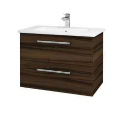 Dreja - Umývadlová skrinka GIO SZZ2 80 - D06 Orech / Úchytka T03 / D06 Orech (82034C)