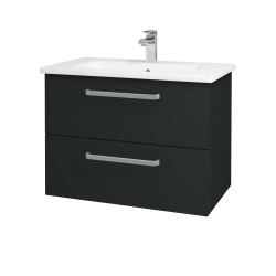 Dreja - Umývadlová skrinka GIO SZZ2 80 - L03 Antracit vysoký lesk / Úchytka T01 / L03 Antracit vysoký lesk (82997A)