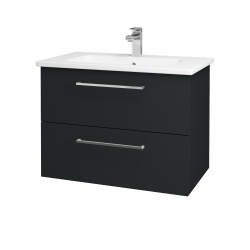Dreja - Umývadlová skrinka GIO SZZ2 80 - L03 Antracit vysoký lesk / Úchytka T04 / L03 Antracit vysoký lesk (82997E)