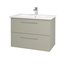 Dreja - Umývadlová skrinka GIO SZZ2 80 - L04 Béžová vysoký lesk / Úchytka T01 / L04 Béžová vysoký lesk (146443A)