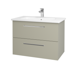 Dreja - Umývadlová skrinka GIO SZZ2 80 - L04 Béžová vysoký lesk / Úchytka T04 / L04 Béžová vysoký lesk (146443E)