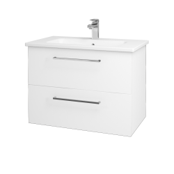 Dreja - Umývadlová skrinka GIO SZZ2 80 - M01 Biela mat / Úchytka T04 / M01 Biela mat (202163E)