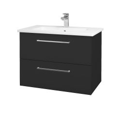 Dreja - Umývadlová skrinka GIO SZZ2 80 - N03 Graphite / Úchytka T04 / N03 Graphite (202262E)