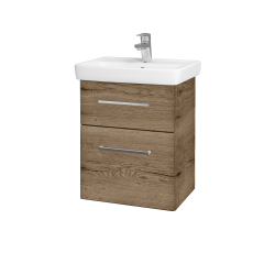 Dreja - Umývadlová skrinka GO SZZ2 50 - D21 Tobacco / Úchytka T04 / D21 Tobacco (278816E)