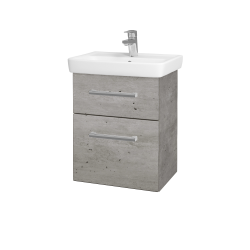 Dreja - Umývadlová skrinka GO SZZ2 50 - D25 Teak / Úchytka T03 / D25 Teak (454784C)