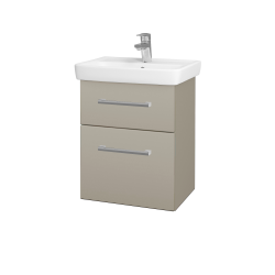 Dreja - Umývadlová skrinka GO SZZ2 50 - L04 Béžová vysoký lesk / Úchytka T03 / L04 Béžová vysoký lesk (148263C)