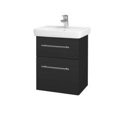 Dreja - Umývadlová skrinka GO SZZ2 50 - N03 Graphite / Úchytka T02 / N03 Graphite (204570B)