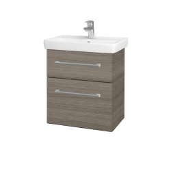 Dreja - Umývadlová skrinka GO SZZ2 55 - D03 Cafe / Úchytka T03 / D03 Cafe (28070C)