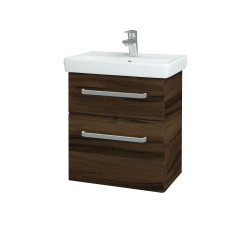 Dreja - Umývadlová skrinka GO SZZ2 55 - D06 Orech / Úchytka T01 / D06 Orech (29770A)