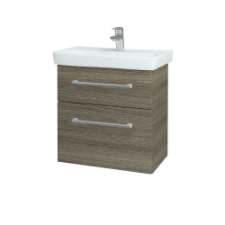 Dreja - Umývadlová skrinka GO SZZ2 60 - D03 Cafe / Úchytka T03 / D03 Cafe (28087C)