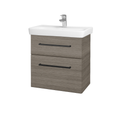 Dreja - Umývadlová skrinka GO SZZ2 60 - D03 Cafe / Úchytka T06 / D03 Cafe (28087H)