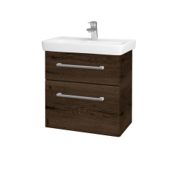 Dreja - Umývadlová skrinka GO SZZ2 60 - D21 Tobacco / Úchytka T03 / D21 Tobacco (278892C)