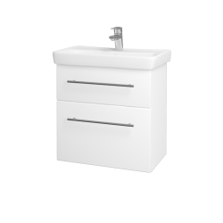 Dreja - Umývadlová skrinka GO SZZ2 60 - M01 Biela mat / Úchytka T02 / M01 Biela mat (204846B)