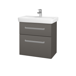 Dreja - Umývadlová skrinka GO SZZ2 60 - N06 Lava / Úchytka T01 / N06 Lava (204976A)