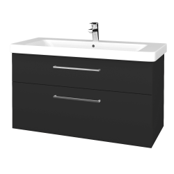 Dreja - Umývadlová skrinka Q MAX SZZ2 105 - N03 Graphite / Úchytka T04 / N03 Graphite (331818E)