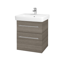 Dreja - Umývadlová skrinka Q MAX SZZ2 55 - D03 Cafe / Úchytka T02 / D03 Cafe (68434B)