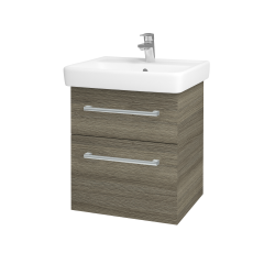 Dreja - Umývadlová skrinka Q MAX SZZ2 55 - D03 Cafe / Úchytka T03 / D03 Cafe (68434C)