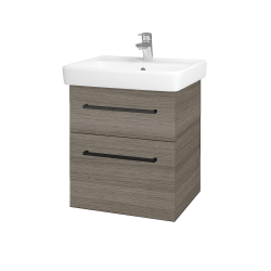 Dreja - Umývadlová skrinka Q MAX SZZ2 55 - D03 Cafe / Úchytka T06 / D03 Cafe (68434H)