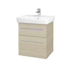Dreja - Umývadlová skrinka Q MAX SZZ2 55 - D04 Dub / Úchytka T02 / D04 Dub (61282B)