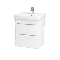 Dreja - Umývadlová skrinka Q MAX SZZ2 55 - M01 Biela mat / Úchytka T02 / M01 Biela mat (198008B)