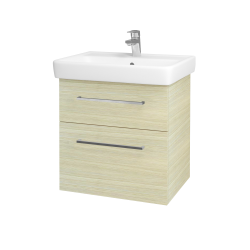Dreja - Umývadlová skrinka Q MAX SZZ2 60 - D04 Dub / Úchytka T04 / D04 Dub (60346E)
