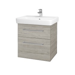 Dreja - Umývadlová skrinka Q MAX SZZ2 60 - D05 Oregon / Úchytka T03 / D05 Oregon (61312C)