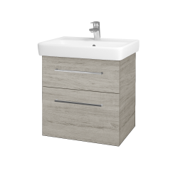 Dreja - Umývadlová skrinka Q MAX SZZ2 60 - D05 Oregon / Úchytka T04 / D05 Oregon (61312E)