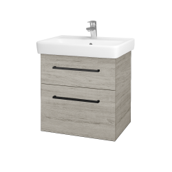 Dreja - Umývadlová skrinka Q MAX SZZ2 60 - D05 Oregon / Úchytka T06 / D05 Oregon (61312H)