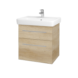 Dreja - Umývadlová skrinka Q MAX SZZ2 60 - D15 Nebraska / Úchytka T02 / D15 Nebraska (198312B)