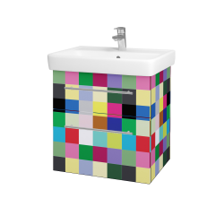 Dreja - Umývadlová skrinka Q MAX SZZ2 60 - IND Individual / Úchytka T02 / IND Individual (115159B)