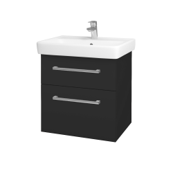 Dreja - Umývadlová skrinka Q MAX SZZ2 60 - N03 Graphite / Úchytka T03 / N03 Graphite (198268C)