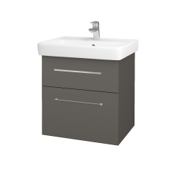 Dreja - Umývadlová skrinka Q MAX SZZ2 60 - N06 Lava / Úchytka T04 / N06 Lava (198275E)