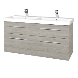 Dreja - Umývadlová skrinka Q MAX SZZ4 120 - D05 Oregon / Úchytka T03 / D05 Oregon (332181C)