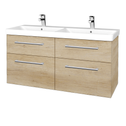 Dreja - Umývadlová skrinka Q MAX SZZ4 120 - D15 Nebraska / Úchytka T03 / D15 Nebraska (332235C)