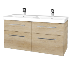 Dreja - Umývadlová skrinka Q MAX SZZ4 120 - D15 Nebraska / Úchytka T04 / D15 Nebraska (332235E)