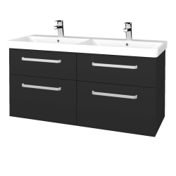 Dreja - Umývadlová skrinka Q MAX SZZ4 120 - N03 Graphite / Úchytka T01 / N03 Graphite (332310A)