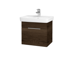 Dreja - Umývadlová skrinka SOLO SZZ 50 - D21 Tobacco / Úchytka T05 / D21 Tobacco (278939F)